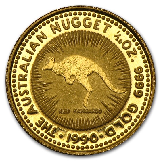 Australia 1/20 oz Gold Kangaroo/Nugget (Abrasions, Random Year) Australia 1/20 oz Gold Kangaroo/Nugget (Abrasions, Random Year)