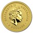 Australia 1/20 oz Gold Lunar Coin (Series I, Random Year)
