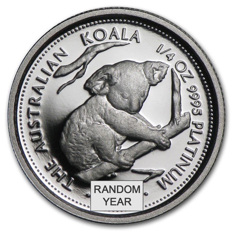 Australia 1/4 oz Proof Platinum Koala (Random Year)