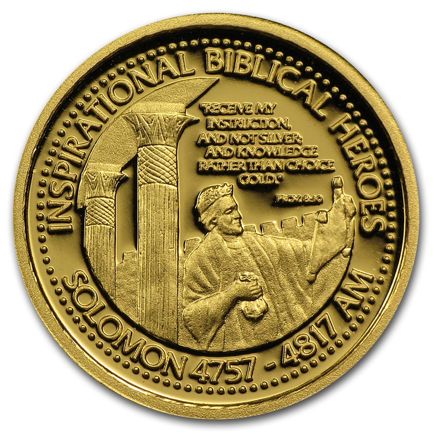 Australia 1/4 Shekel .9999 Gold Biblical Heroes (2.85 Grams)