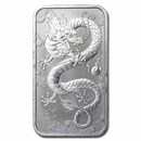 Australia 1 oz Silver Dragon (Random Year, Abrasions)