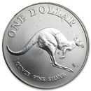 Australia 1 oz Silver Kangaroo (Scruffy)