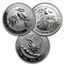 Australia 1 oz Silver Kookaburra BU (Random Year) Abrasions