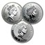 Australia 1 oz Silver Kookaburra BU (Random Year) Abrasions