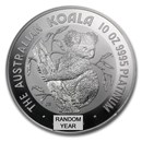 Australia 10 oz Platinum Koala BU (Random Year)