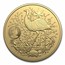 Australia $100 1 oz Gold Coat of Arms (Abrasions)