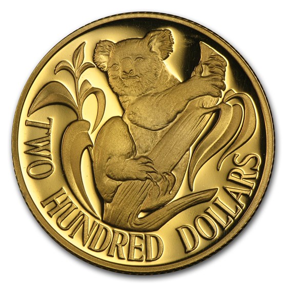 Australia Gold $200 Koala BU/Proof (Random Dates) Australia Gold $200 Koala BU/Proof (Random Dates)