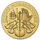 Austria 1/25 oz Gold Philharmonic BU (Random Year)