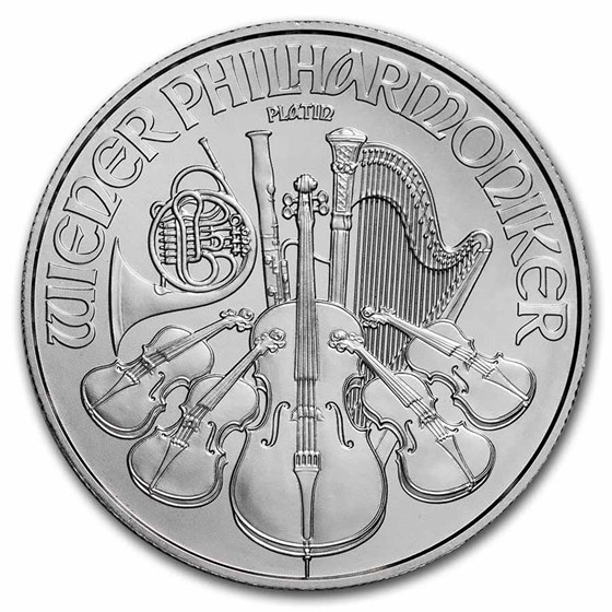 Austria 1 oz Platinum Philharmonic BU (Random Year) Austria 1 oz Platinum Philharmonic BU (Random Year)