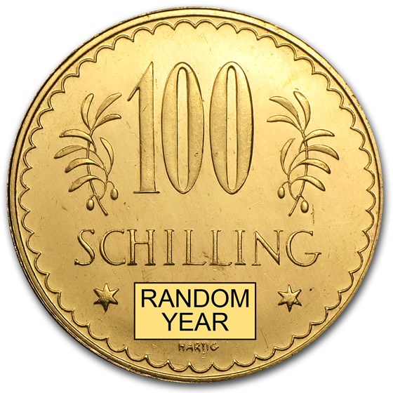 Austria Gold 100 Schilling BU (Random) Austria Gold 100 Schilling BU (Random)