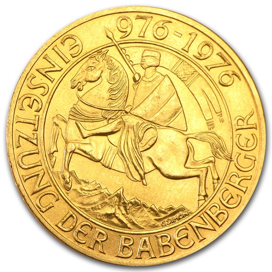 Austria Gold 1000 Schillings BU Austria Gold 1000 Schillings BU