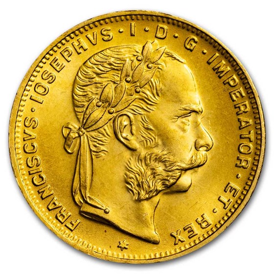 Austria Gold 20 Franc/8 Florin AU/BU (Random) Austria Gold 20 Franc/8 Florin AU/BU (Random)