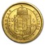 Austria-Hungary Gold 4 Forint/10 Franc AU (1870-1892)