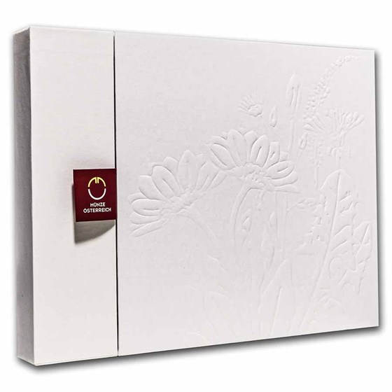 Austrian Mint The Language of Flowers Collector Case w/Book Austrian Mint The Language of Flowers Collector Case w/Book