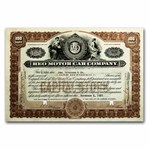 Automotive Collection 5-Certificates + Print Stock & Bond