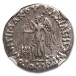Bactria AR Drachm Antimachus II 174-165 BC Fine NGC (Random Coin)