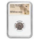 Bactria AR Drachm Menander (165-130 BC) VF NGC (Random Coin)