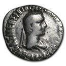 Bactria Indo-Greeks AR Drachm Hermaeus II (90-70 BC) VG-XF