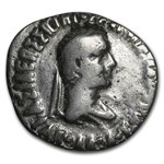 Bactria Indo-Greeks AR Drachm Hermaeus II (90-70 BC) VG-XF