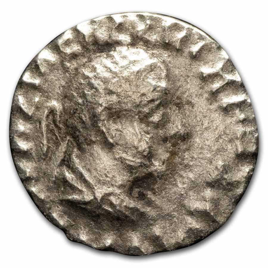 Bactria Kingdom AR Drachm Hermaios (40-1 BC) VG-VF