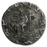 Bactria Kingdom AR Tetradrachm Hermaios Soter (105-90 BC) VF