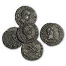 Bactria Kingdom AR Tetradrachm Hermaios Soter (105-90 BC) VF