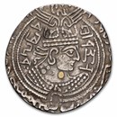 Baktria Western Turks Sandan AR Drachm (after 688 AD) VF-XF
