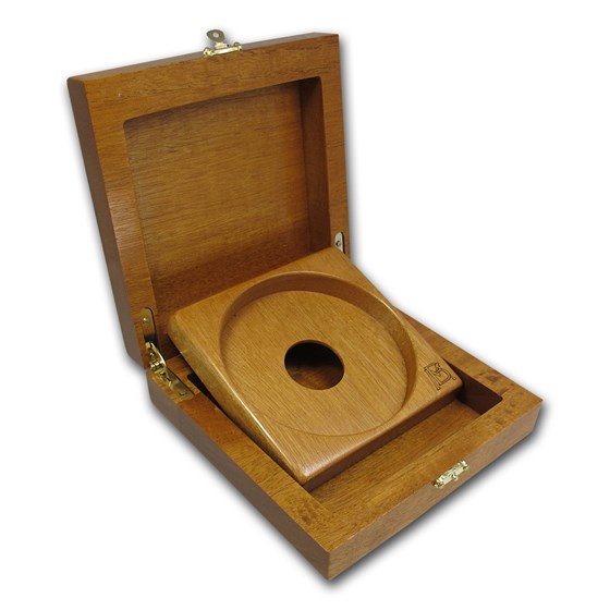 Bank of Mexico Kilo Silver Libertad Wood Display Box (Empty) Bank of Mexico Kilo Silver Libertad Wood Display Box (Empty)