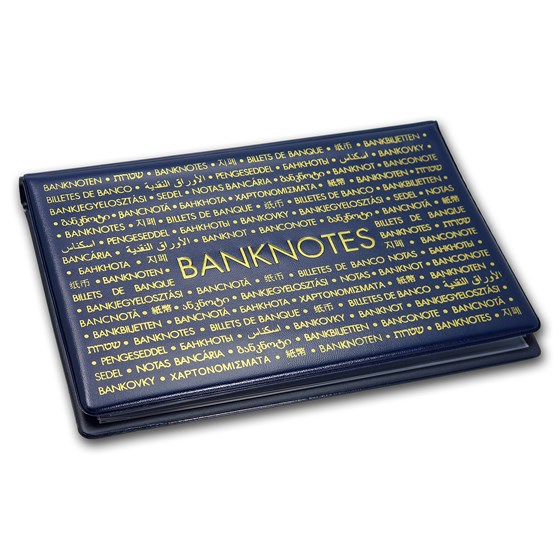 Banknote Pocket Album - For Bank Notes 8-1/4 x 4-7/8" Banknote Pocket Album - For Bank Notes 8-1/4 x 4-7/8"