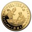 BE2524/1981 Thailand Proof Gold 4,000 Baht Children