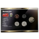 Bermuda 1 Cent-1 Dollar 5 Coin Set Unc