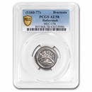 Bishopric of Halberstadt AR Bracteate (1160-1177AD) AU-58 PCGS