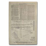 Bond Stores, Incorporated Stock Certificate (Blue)