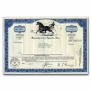 Brandywine Sports, Inc Stock Certificate (Harness Racer)