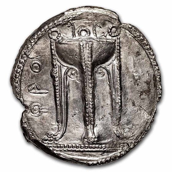 Bruttium, Croton Silver Stater (c.530-500 BC) MS NGC Bruttium, Croton Silver Stater (c.530-500 BC) MS NGC