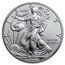 Burnished American Silver Eagle (Random Year, w/Box & COA)