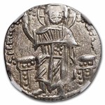 Byzantine AR Basilicon And. II & Mich. IX (1294-1320) Ch AU NGC