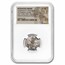 Byzantine AR Basilicon And. II & Mich. IX (1294-1320) Ch XF NGC
