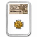 Byzantine AV Gold Solidus Constans II (641-668 AD) CH AU NGC 4/3