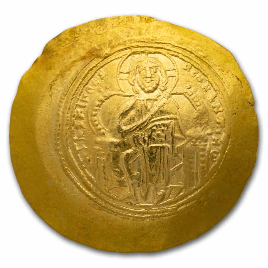 Byzantine AV Hist. Nomisma Const. IX 1042-55 AD Ch AU S-1829 Constantinople Mint