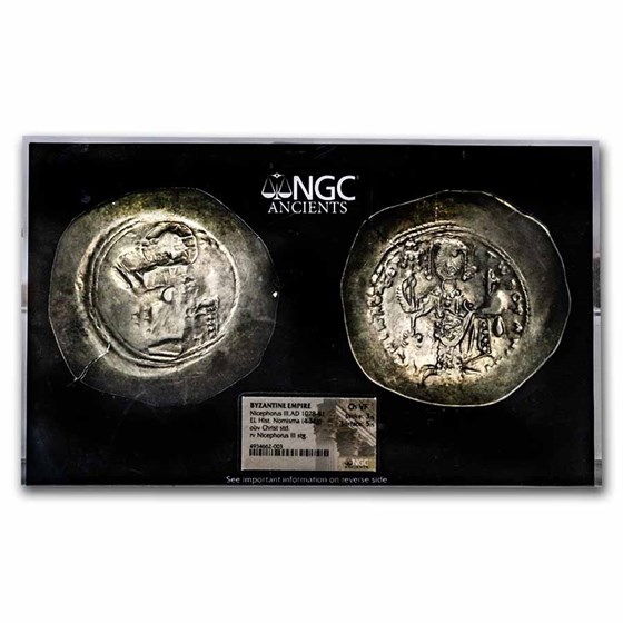 Byzantine AV Histamenon Nicephorus III (1078-81 AD) Ch VF NGC