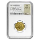 Byzantine AV Solidus Heraclius Heraclonas+Her (610-641 AD) MS NGC Byzantine AV Solidus Heraclius Heraclonas+Her (610-641 AD) MS NGC