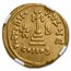 Byzantine AV Solidus Heraclius Hera+Her (632-641 AD) Ch XF NGC