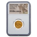 Byzantine AV Solidus Justinian II (705-711 AD) MS NGC (2nd Reign) Byzantine AV Solidus Justinian II (705-711 AD) MS NGC (2nd Reign)