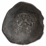 Byzantine Billon Aspron Trachy Manuel I (1143-1180 AD) XF