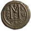 Byzantine Bronze Follis Emperor Justinian I (527-565 AD)
