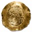Byzantine EL Aspron Trachy Manuel I (1143-1180 AD) AU NGC