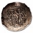 Byzantine EL Hyperpyron Isaac II (1185-1195 AD) AU NGC 4/3