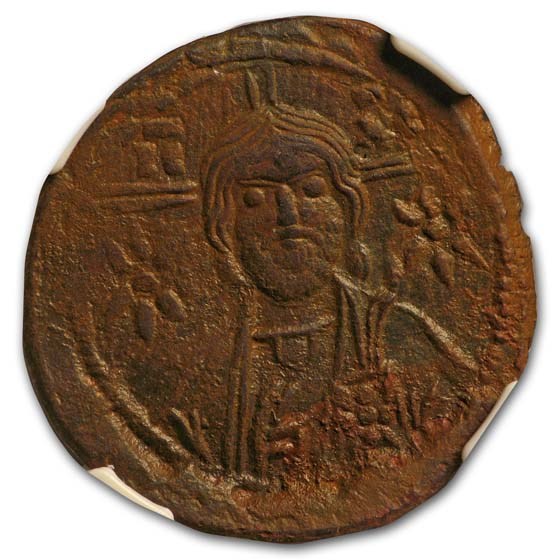Byzantine Empire AE Follis Michael VII (1071-1078 AD) Ch XF NGC Byzantine Empire AE Follis Michael VII (1071-1078 AD) Ch XF NGC