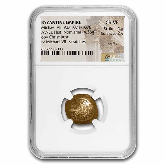 Byzantine Empire AV Hist Nom Michael VII (1071-1078 AD) Ch VF NGC Byzantine Empire AV Hist Nom Michael VII (1071-1078 AD) Ch VF NGC